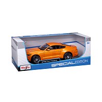 Maisto - 2015 Ford Mustang GT, metal oranžová, 1:18