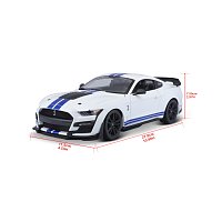 Maisto - 2020 Mustang Shelby GT500, biely, 1:18