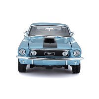 Maisto - Ford Mustang GT Cobra Jet FB 1968, metal modrá, 1:18