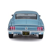 Maisto - Ford Mustang GT Cobra Jet FB 1968, metal modrá, 1:18