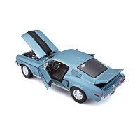 Maisto - Ford Mustang GT Cobra Jet FB 1968, metal modrá, 1:18
