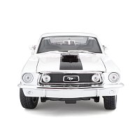 Maisto - 1968 Ford Mustang GT Cobra Jet, bílá, 1:18
