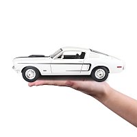 Maisto - 1968 Ford Mustang GT Cobra Jet, bílá, 1:18