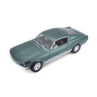 Maisto - 1967 Ford Mustang Fastback, metal zelená, 1:18