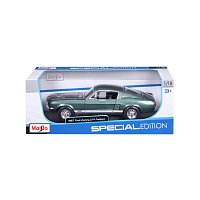 Maisto - 1967 Ford Mustang Fastback, metal zelená, 1:18