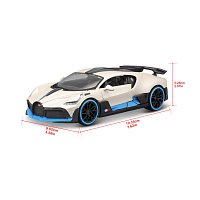 Maisto - Bugatti Divo, metal bílá, 1:24