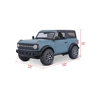 Maisto - 2021 Ford Bronco, modrá, 1:24