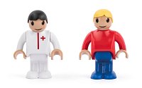 Autíčka k vláčkodráze - Ambulance, 4ks