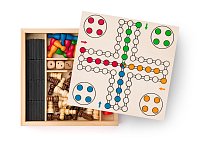 Chess & Ludo & Checkers & 6 Dice & Domino, magnetic