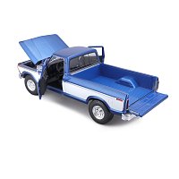 Maisto - 1979 Ford F150 Pick-up, metal modrá, bílá, 1:18