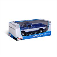 Maisto - 1979 Ford F150 Pick-up, metal modrá, bílá, 1:18