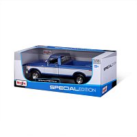 Maisto - 1979 Ford F150 Pick-up, metal modrá, bílá, 1:18