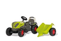 Šlapací traktor Rolly Kid Claas Axos s vlečkou