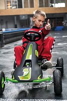 Šlapací motokára Ferbedo AR8G zelená