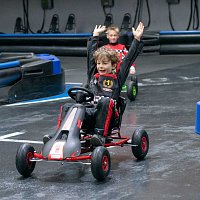 Šlapací motokára Ferbedo AR8G červená