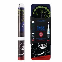 VITAMMY SMILE dětský sonický zubní kartáček, Černá kočka, od 3 let