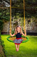 Houpací kruh (průměr 83cm) - zelenočervený