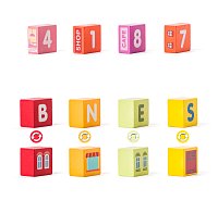 Stavebnice kostky Město v kyblíku, 115 ks