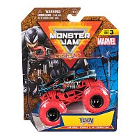 MONSTER JAM - sběratelský kovový model auta Monster Truck, Marvel, assort, 1:64