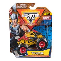 MONSTER JAM - sběratelský kovový model auta Monster Truck, Marvel, assort, 1:64