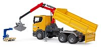 Konstrukční vozy - Scania Super 560R Stavební vůz s jeřábem a 2 paletama