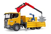 Konstrukční vozy - Scania Super 560R Stavební vůz s jeřábem a 2 paletama
