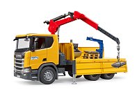 Konstrukční vozy - Scania Super 560R Stavební vůz s jeřábem a 2 paletama