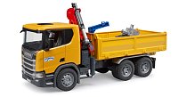 Konstrukční vozy - Scania Super 560R Stavební vůz s jeřábem a 2 paletama