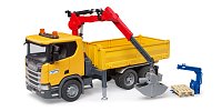 Konstrukční vozy - Scania Super 560R Stavební vůz s jeřábem a 2 paletama