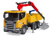 Konstrukční vozy - Scania Super 560R Stavební vůz s jeřábem a 2 paletama