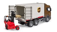 Komerční vozy - Scania Super 560R UPS s vysokozdvižným vozíkem