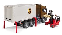 Komerční vozy - Scania Super 560R UPS s vysokozdvižným vozíkem