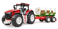 Konstrukční vozy - ROADMAX traktor s vlekem a 3 kládami
