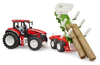 Konstrukční vozy - ROADMAX traktor s vlekem a 3 kládami