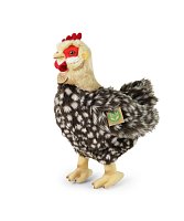 Plush hen with egg 33 cm ECO-FRIENDLY