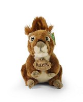 Plush squirrel 17 cm ECO-FRIENDLY