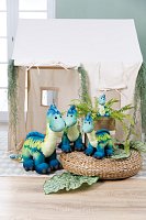NICI plyš Dino Snackilus 29cm, GREEN