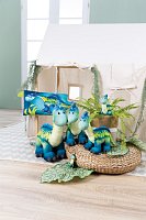 NICI plyš Dino Snackilus 45cm, GREEN