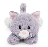 NICI plyš Kočka šedá 20cm, ležící GREEN