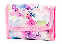 PIXIE CREW wallet with Japanese Spring motif