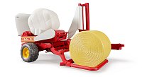 Farmer - balíkovačka s čiernym poťahom na balíky
