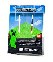 PIXIE CREW & MINECRAFT Nastavitelný náramek, zelený, 4 multipixely