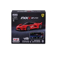 Maisto RC - DIE-CAST METAL se světly,FXX-K EVO, 1:41, 2,4GHz, USB, XTR, Bluetooth 5.0