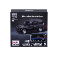 Maisto RC - DIE-CAST METAL se světly,Mercedes-Benz G-Class, 1:41, 2,4GHz, USB, XTR, Bluetooth 5.0
