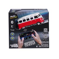 Maisto RC - DIE-CAST METAL se světly, Volkswagen Van Samba, 1:41, 2,4GHz, USB, XTR, Bluetooth 5.0