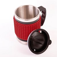 PIXIE CREW termohrnek 0,4l s víčkem - červený