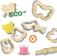 ECO modelína s dřevěným příslušenstvím