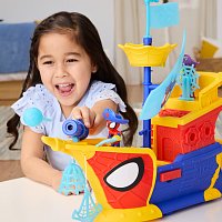 HASBRO - Spider-Man Pirátská loď s bublifukem