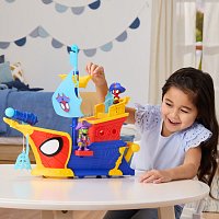 HASBRO - Spider-Man Pirátská loď s bublifukem