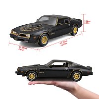 Maisto - 1978 Pontiac Firebird Trans AM, metal černá, 1:18